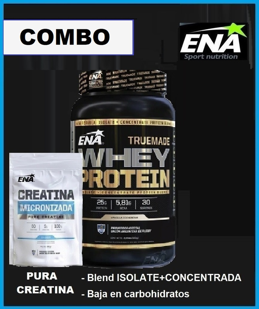 Combo 7 - True made 2 lbs + Creatina 300 gr  ENA