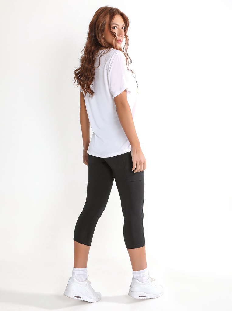 CALZA CAPRI CON BOLSILLO SUPPLEX