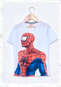 VER. REMERA ALGODÓN ESTAMPADA &quot;SPIDERMAN&quot;