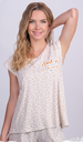 VER. PIJAMA REMERA Y SHORT ESTAMPADO &quot;PRINT&quot;