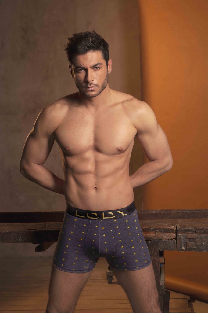 BOXER DE ALG. LYCRA ESTAMPADO PULPO 