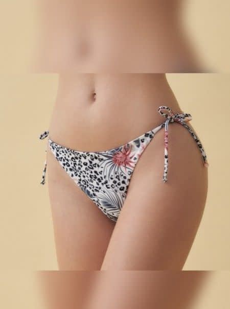 OPORTUNIDAD! - MALLA COLALES PARA ATAR DE TRICOT ESTAMPADO "WILD SUMMER"