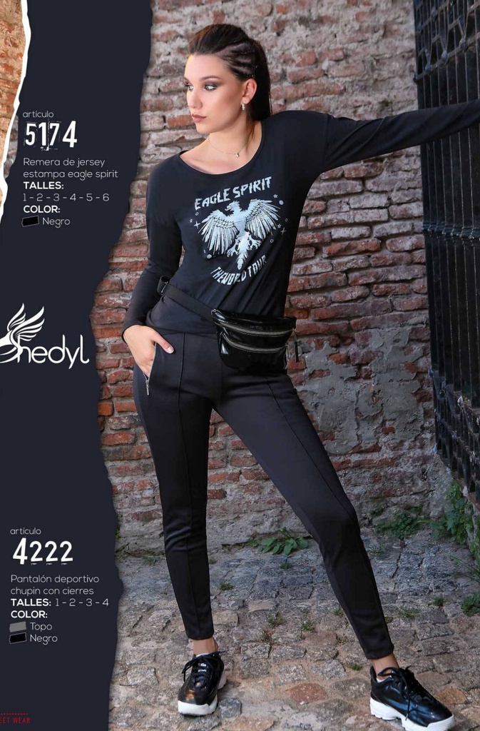 INV. REMERA DE JERSEY ESTAMPA EAGLE SPIRIT