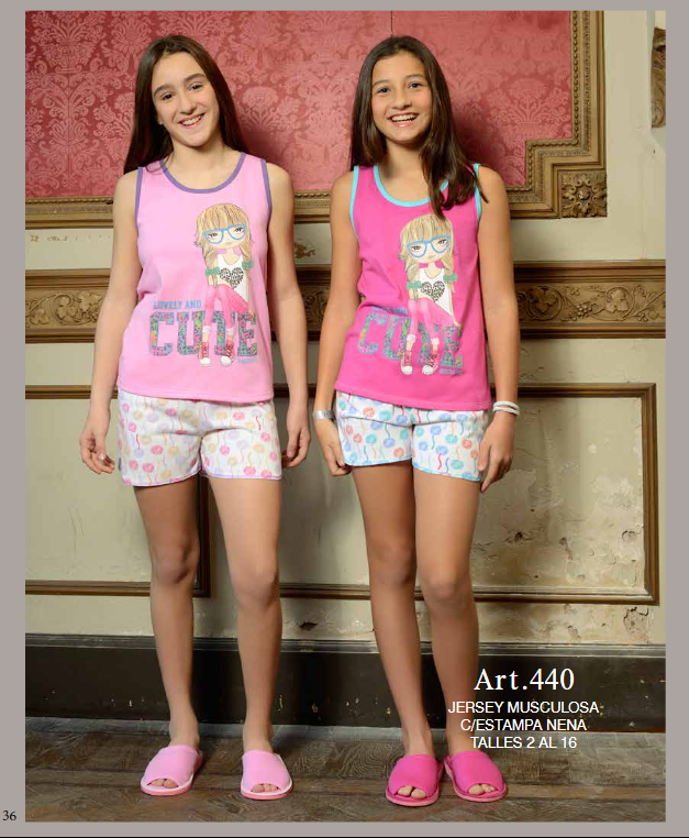 VER. PIJAMA JERSEY MUSCULOSA ESTAMPADO
