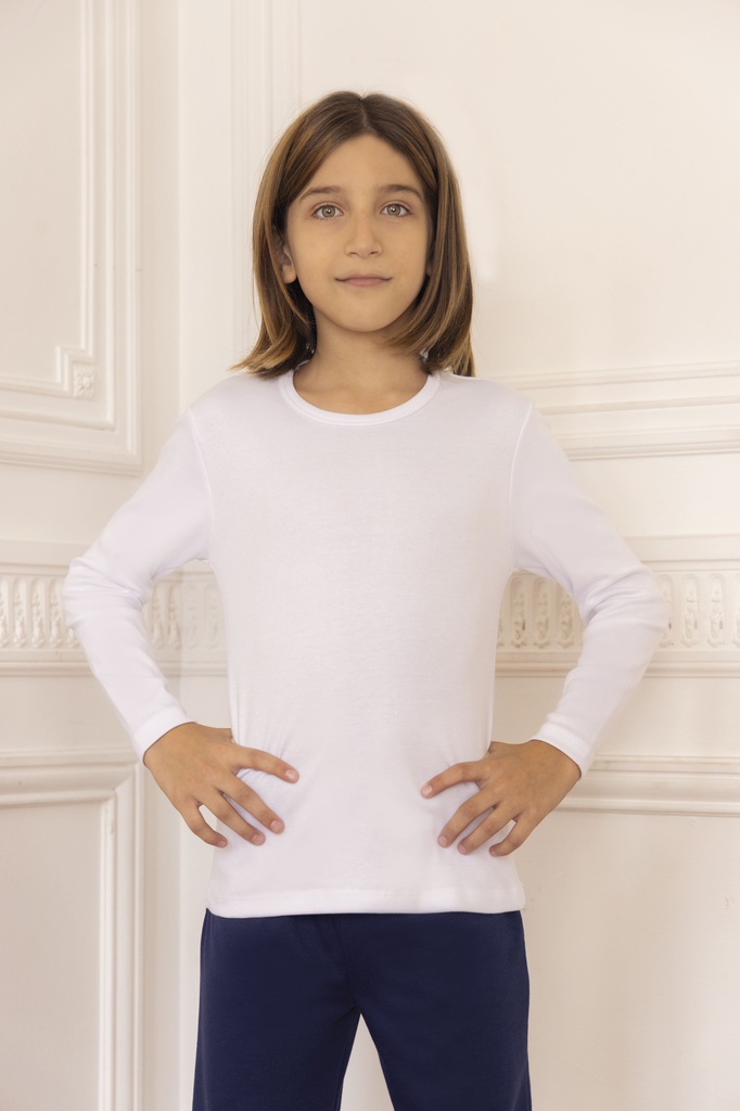  INV. CAMISETA INTERLOCK LISO NIÑOS