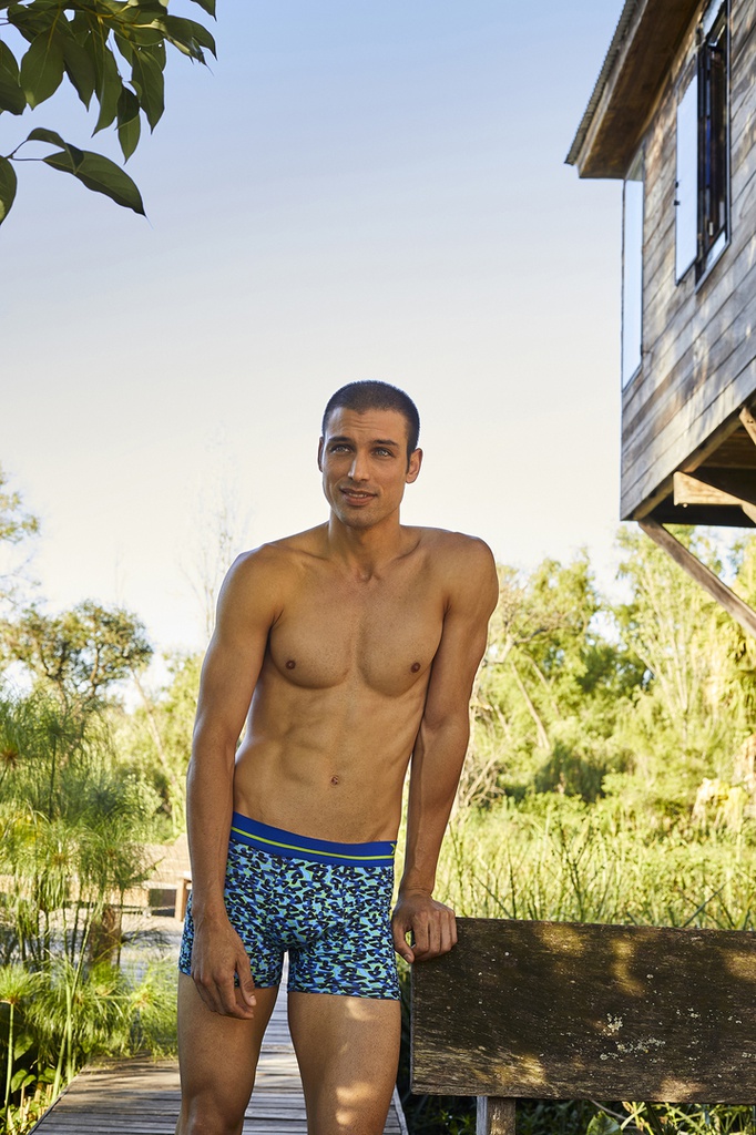 OFERTON! - Bóxer algodón-lycra estampado &quot;FLECHAS&quot;