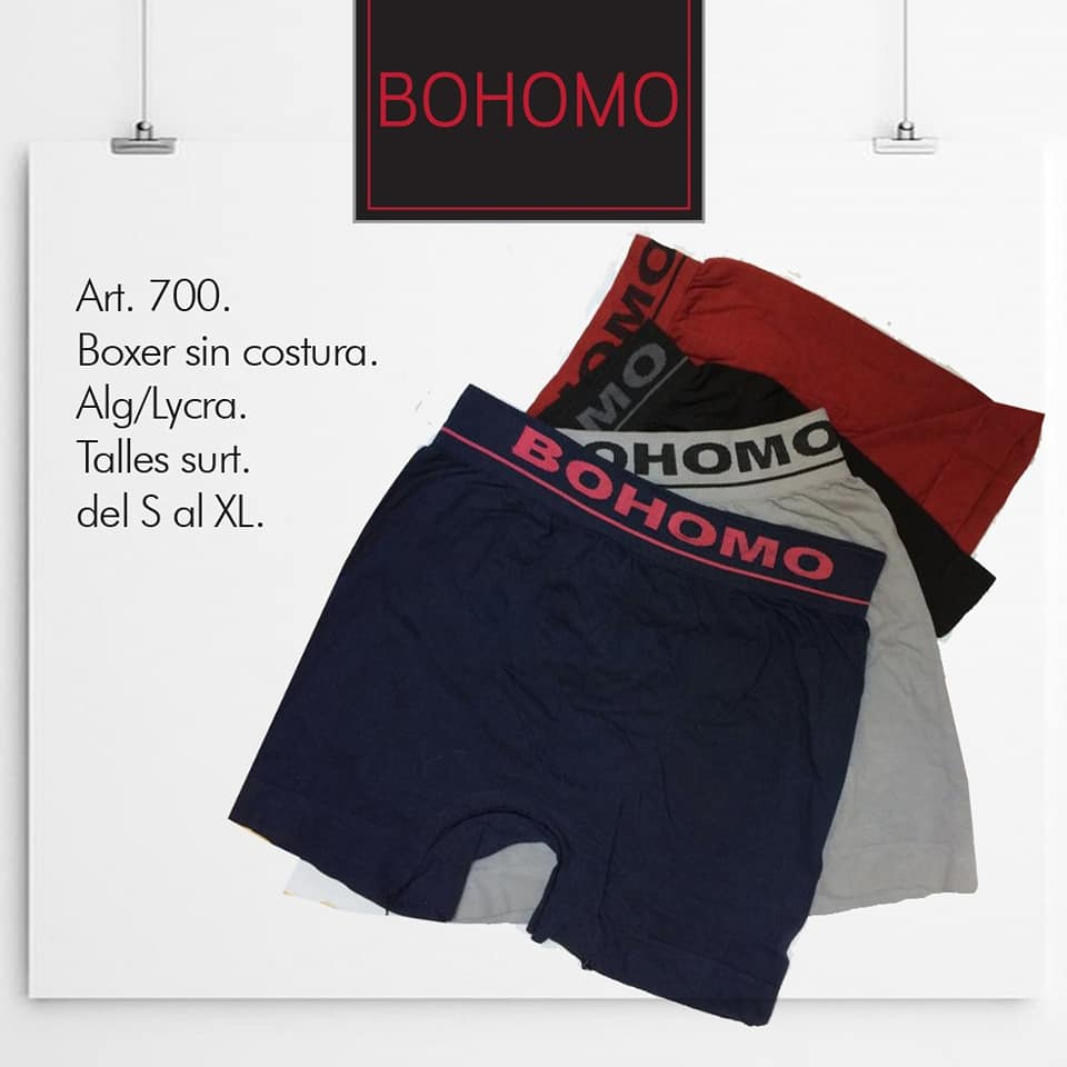 BOXER SEAMLESS LISO BOHOMO