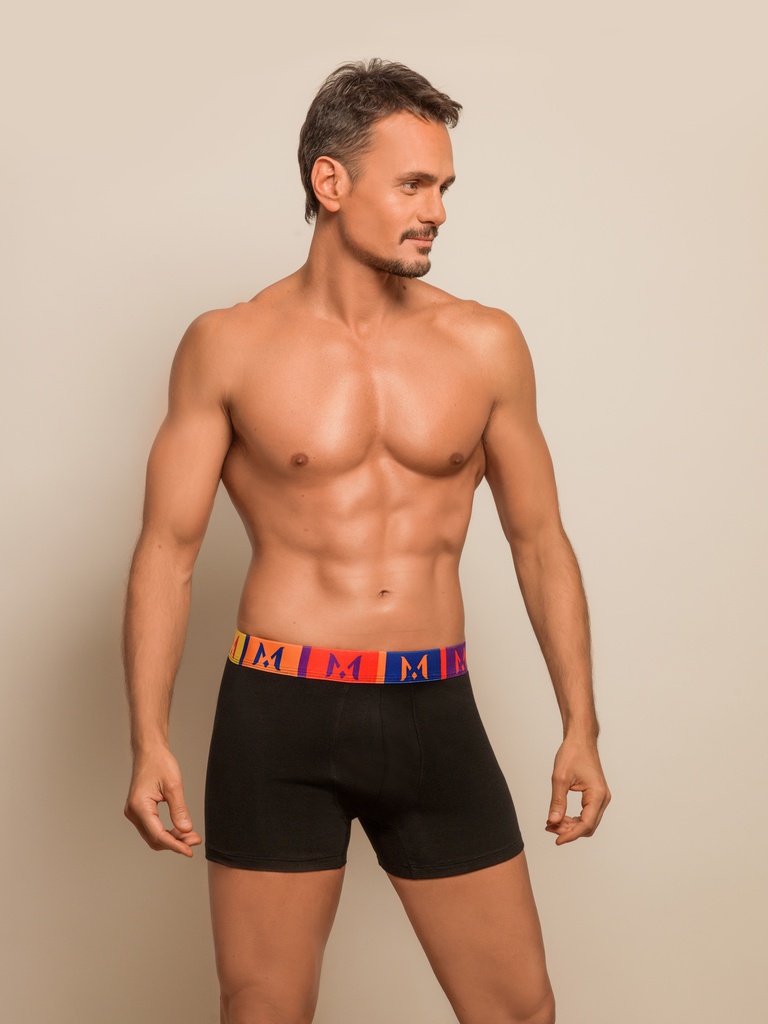 by Lody Men BOXER DE ALGODON Y LYCRA ESTAMPADO CON ELASTICO PERSONALIZADO