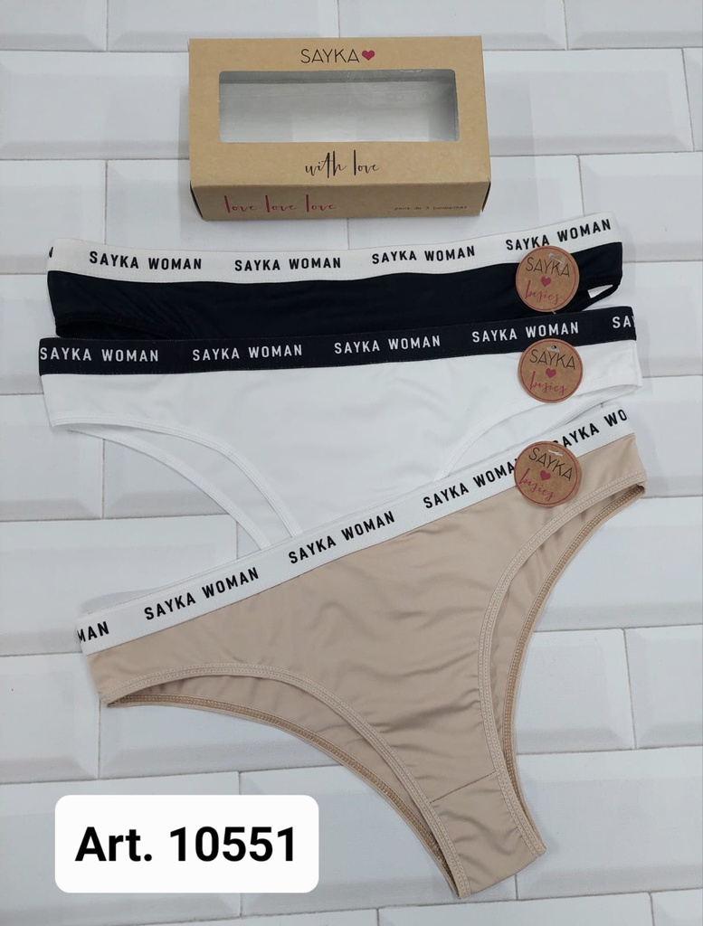 PACK X 3 VEDETINA MICROFIBRA CON ELASTICO PERSONALIZADO