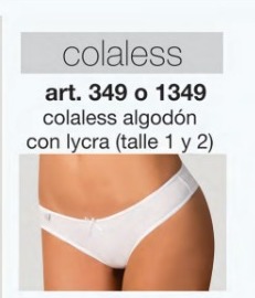 COLALES LISA DE ALGODON Y LYCRA