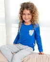 DESCUENTO 10% LIQUIDACION DE TEMPORADA!  INV. PIJAMA DE NENA, MORLEY RAYADO CON CORAZON