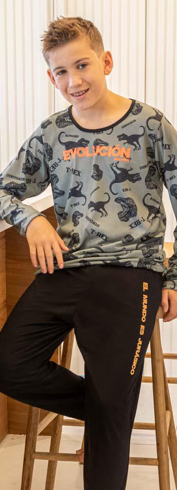 LIQUIDACION ! - INV. PIJAMA VARON  &quot;DINOSAURIO&quot; 