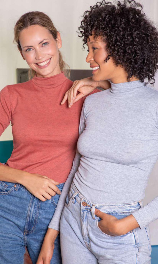 LIQUIDACION ! - INV. MEDIA POLERA EN MODAL "JULY"