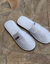  INV. Pantufla volcada lisa con vivo contracolor y plantilla soft