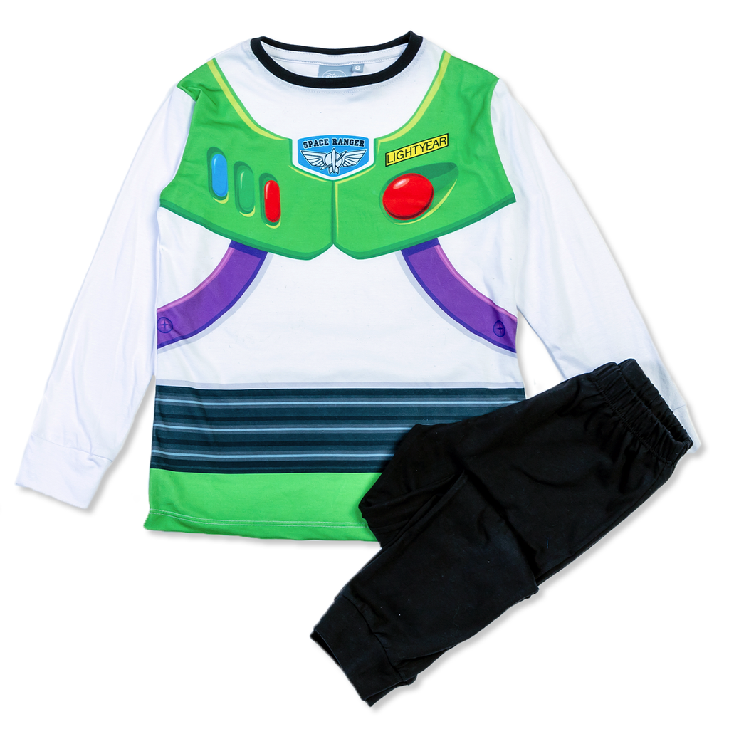 *** INV. PIJAMA DISFRAZ &quot;TOY STORY&quot; DE JERSEY MODAL ML SUBLIMADO &quot;BUZZ&quot; Y PANTALON LISO