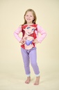 INV. PIJAMA ML SUBLIMADO &quot;PRINCESAS SIRENITA ARIEL&quot; DE JERSEY MODAL