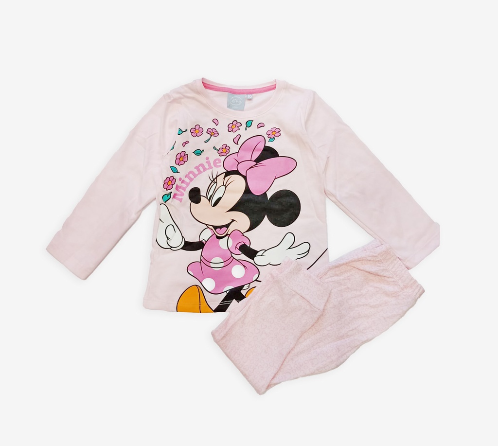 LIQUIDACION ! - INV. PIJAMA DE JERSEY MODAL ML CON ESTAMPA &quot;MINNIE&quot;