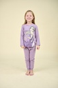 LIQUIDACION ! - INV. PIJAMA JERSEY ML ESTAMPADO CON GLITTER &quot;FROZEN&quot; 