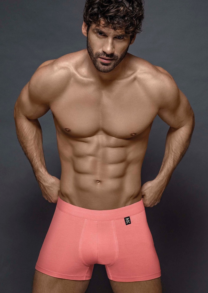 BOXER ALG LYCRA LISO ELASTICO A TONO