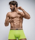 BOXER ALGODON Y LYCRA. LISO, ELASTICO TRES TONOS FLUO