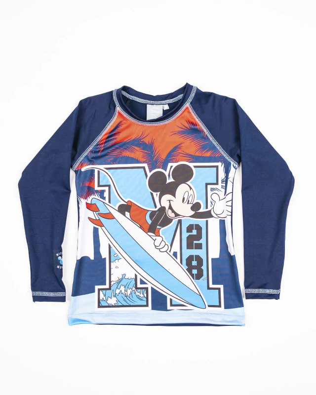 VER. REMERA CON PROTECCION UV SUBLIMADA "MICKEY"