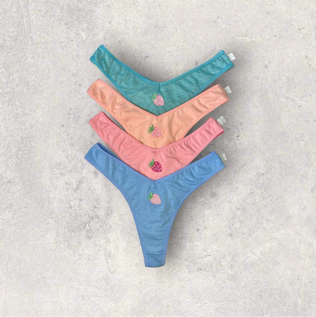 PACK X 3 COLALES ALGODON TIRO ALTO CORTE EN "V"