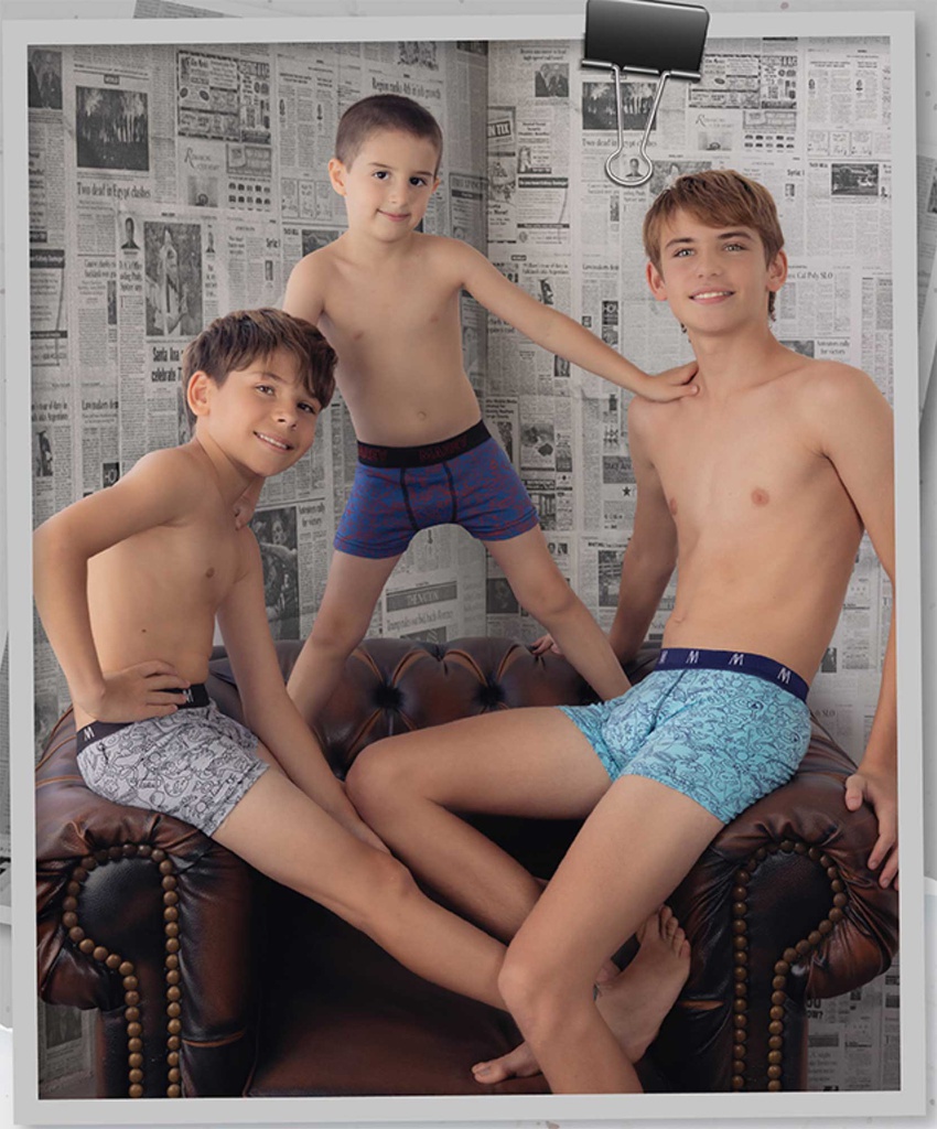 BOXER NIÑO DE ALGODÓN Y LYCRA "FANTASMAS"