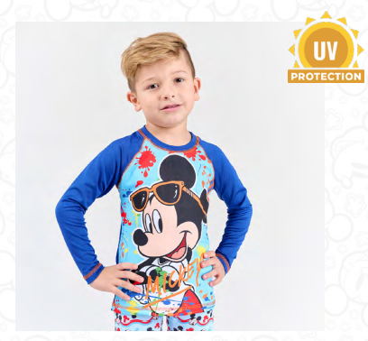 VER. REMERA MANGAS LARGAS PROTECCION UV &quot;MICKEY&quot;