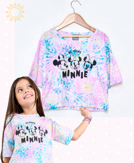 VER. REMERA PUPERA DE ALGODÓN BATIK &quot;MINNIE&quot;