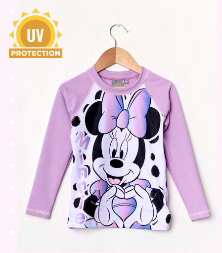 VER. REMERA CON PROTECCION UV &quot;MINNIE&quot;