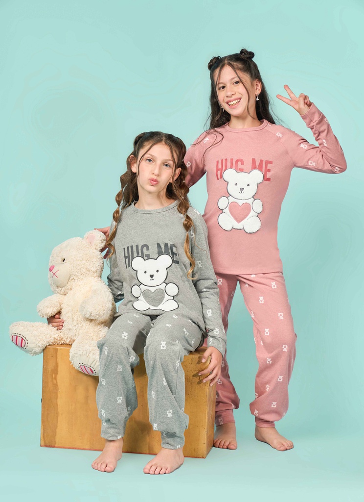 LIQUIDACION ! - INV. PIJAMA ESTAMPADO &quot;OSITO&quot;