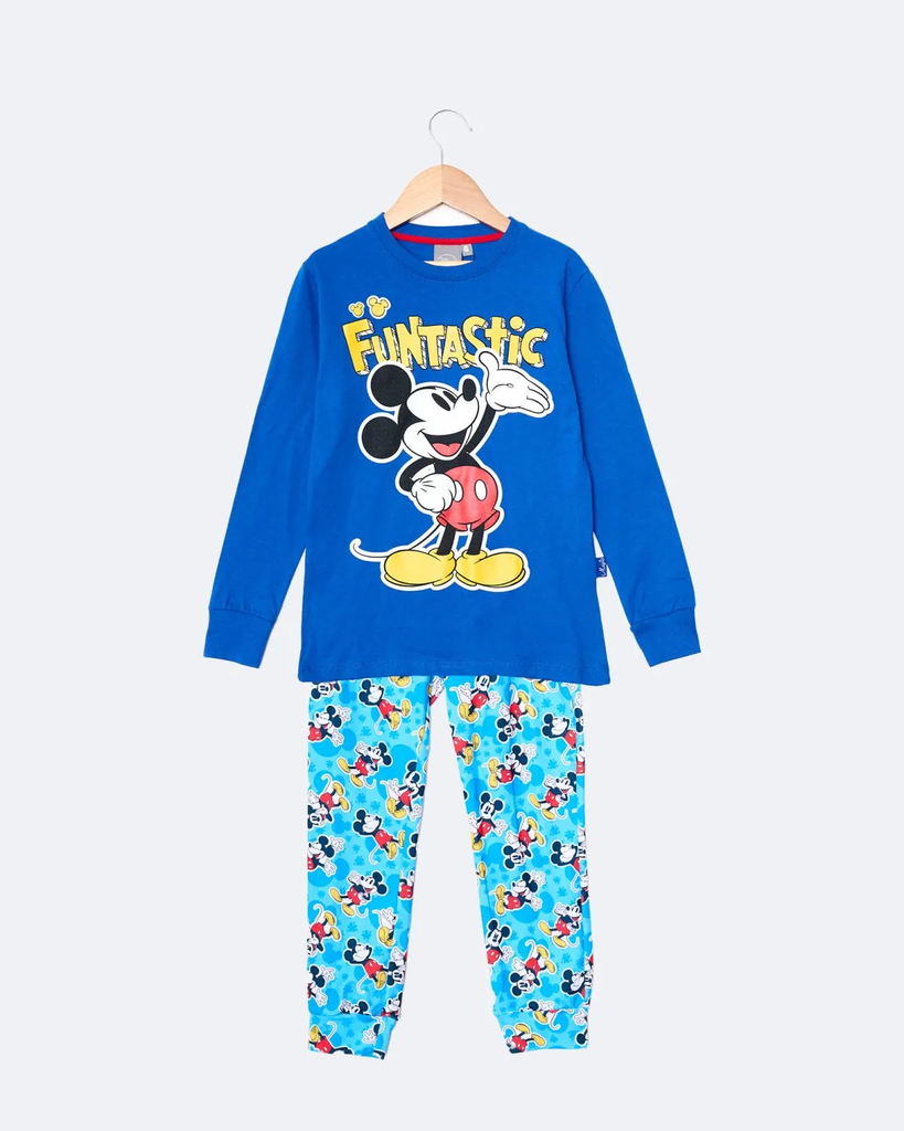 LIQUIDACION ! - INV. PIJAMA DE ALGODÓN Y MODAL SUBLIMADO "MICKEY"