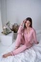 INV. PIJAMA ABOTONADO DE MODAL GAMUZADO LISO