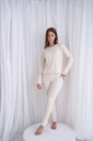 LIQUIDACION ! - INV. PIJAMA REMERA Y PANTALON DE LANILLA GAMUZADA