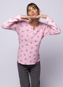 DESCUENTO 10% LIQUIDACION DE TEMPORADA! INV. PIJAMA DAMA REMERA DE MORLEY Y PANTALON LISO