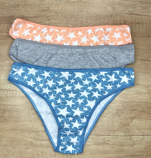 PACK X3 VEDETINA LISA Y ESTAMPADAS DE ALGODÓN