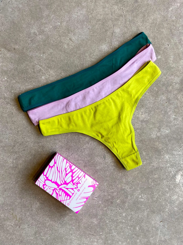 PACK X3 COLALES LISA DE ALGODÓN