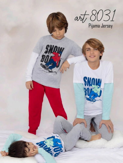 DESCUENTO 15% LIQUIDACION DE TEMPORADA! I INV. PIJAMA NENE DE JERSEY ESTAMPADO