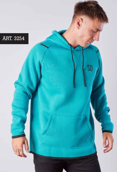 INV. -15%OFF - BUZO DE HOMBRE CANGURO LARGO