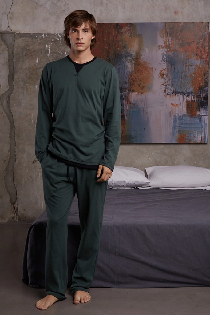 DESCUENTO 10% LIQUIDACION DE TEMPORADA!  INV. PIJAMA HOMBRE LISO