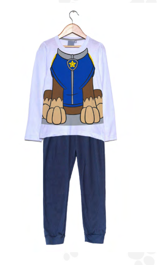LIQUIDACION ! - INV. PIJAMA DISFRAZ DE ALGODÓN Y MODAL SUBLIMADO &quot;PAW PATROL&quot;