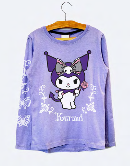 INV. REMERA DE ALGODÓN ESTAMPADA "KUROMI"