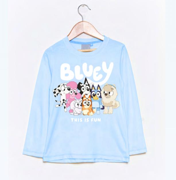 DESCUENTO 15% LIQUIDACION DE TEMPORADA! I INV. REMERA DE ALGODÓN ESTAMPADA "BLUEY"