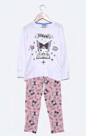 LIQUIDACION ! - INV. PIJAMA DE ALGODÓN Y MODAL SUBLIMADO "KUROMI"