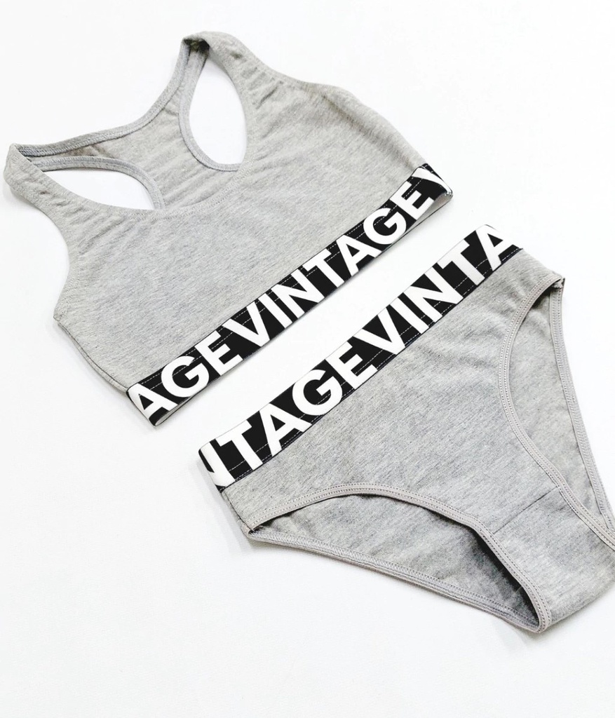 CONJUNTO TEENS DEPORTIVO TOP Y BOXER DE ALGODON Y LYCRA