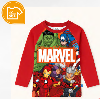 VER. REMERA CON PROTECCION UV &quot;AVENGERS&quot;