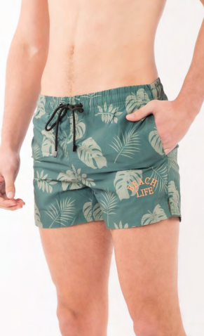 VER. PREMIUM SHORT DE BAÑO ESTAMPADO