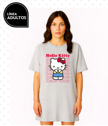VER. CAMISON DE DAMA &quot;HELLO KITTY&quot;