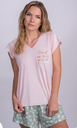 VER. PIJAMA REMERA Y SHORT ESTAMPADO &quot;CEREZAS&quot;