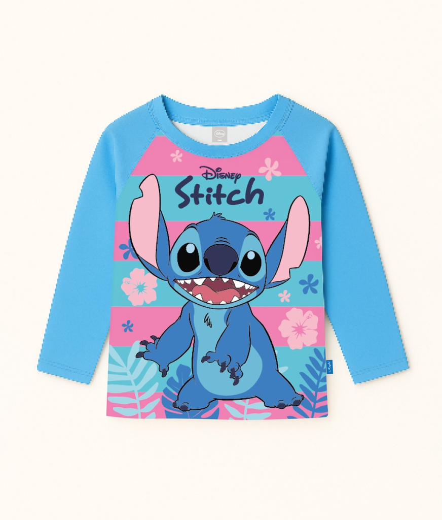 VER. REMERA CON PROTECCION UV "STITCH"